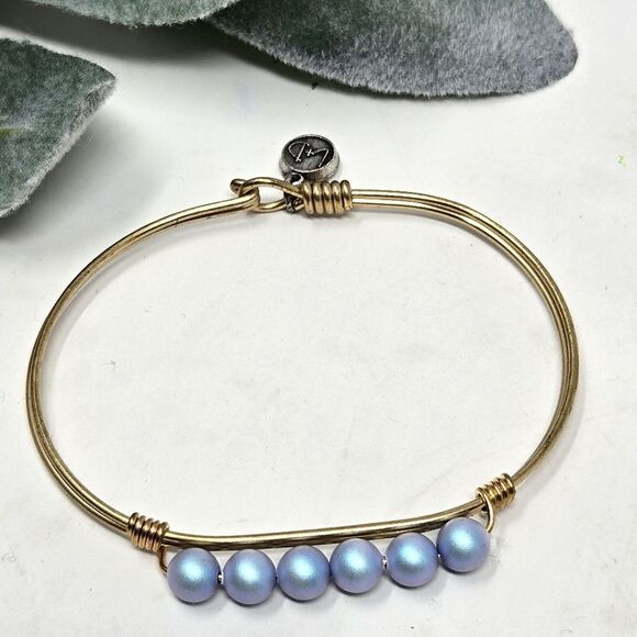 LUCA + DANNI Blue Faux Pearl Bracelet - Picture 1 of 6